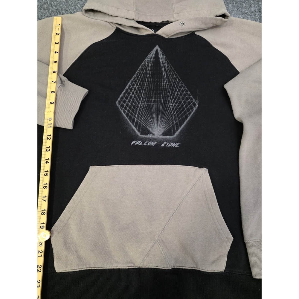 Volcom Hoodie Sweatshirt Mens Large Pullover Graphic Logo Skate Streetwear - Picture 4 of 9